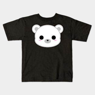 Cute White Bear Kids T-Shirt